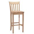 Homestyles 30 in. H Slatback Stool HO79140